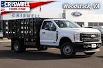 New 2024 Ford F-350 XL Regular Cab 4x4, 12' PJ's Stake Bed for sale #F240304 - photo 1