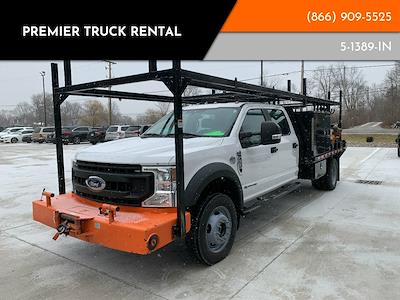 Used 2020 Ford F-550 Crew Cab 4x4, Flatbed Truck for sale #5-1389-IN - photo 1