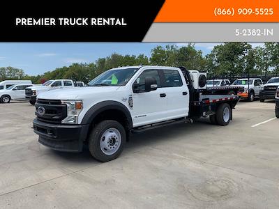 Used 2022 Ford F-550 Crew Cab 4x4, Flatbed Truck for sale #5-2382-IN - photo 1