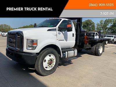 Used 2019 Ford F-750 Regular Cab 4x2, Flatbed Truck for sale #7-107-IN - photo 1