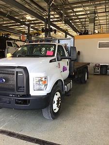 Used 2021 Ford F-750 Regular Cab 4x2, Rugby Flatbed Truck for sale #7-66-IN - photo 1