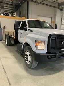 Used 2021 Ford F-750 Regular Cab 4x2, Bedrock Flatbed Truck for sale #7-86-IN - photo 1