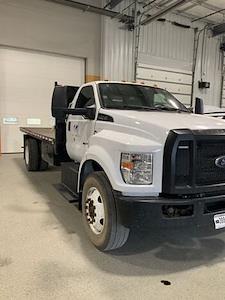 Used 2021 Ford F-750 Regular Cab 4x2, Bedrock Flatbed Truck for sale #7-90-IN - photo 2