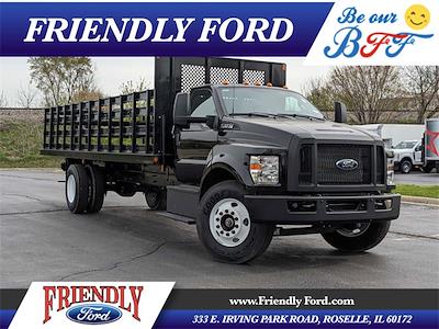 2024 Ford F-650 Regular Cab DRW 4x2, Monroe Truck Equipment Versa-Line Platform Body Stake Bed for sale #TL1007 - photo 1