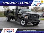 New 2024 Ford F-650 Base Regular Cab 4x2, Monroe Truck Equipment Versa-Line Platform Body Stake Bed for sale #TL1007 - photo 1