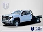 New 2024 GMC Sierra 3500 Pro Crew Cab 4x4, Hillsboro GII Steel Flatbed Truck for sale #FB2751 - photo 1