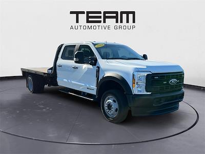 Used 2024 Ford F-450 XL Crew Cab 4x4, Flatbed Truck for sale #HT25038A - photo 1