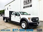 Used 2021 Ford F-450 Crew Cab 4x4, Flatbed Truck for sale #16468Mwts - photo 1