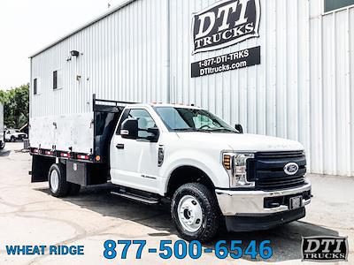 Used 2019 Ford F-350 Regular Cab 4x4, Flatbed Truck for sale #16469Mwts - photo 1