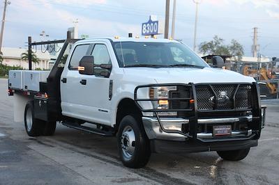 Used 2019 Ford F-350 Crew Cab 4x4, Flatbed Truck for sale #C25034 - photo 1