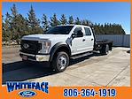 Used 2021 Ford F-550 XL Crew Cab 4WD, Flatbed Truck for sale #FD83191A - photo 1