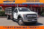 Used 2019 Ford F-550 XLT Regular Cab 4x4, Stake Bed for sale #52698 - photo 1