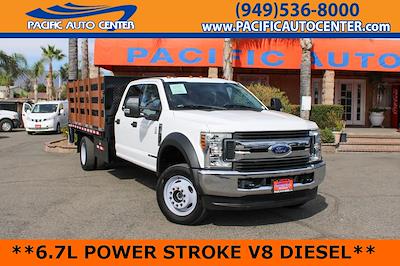 Used 2019 Ford F-550 XLT Crew Cab 4x4, Stake Bed for sale #53923 - photo 1