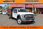 Used 2019 Ford F-550 XLT Crew Cab 4x4, Stake Bed for sale #53923 - photo 1