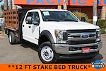 Used 2019 Ford F-550 XLT Crew Cab 4x4, Stake Bed for sale #53923 - photo 3