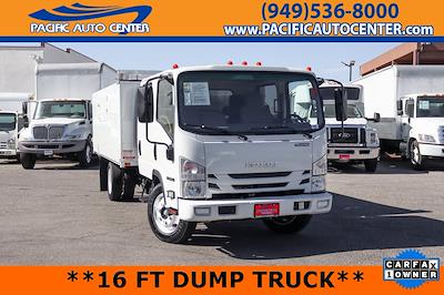 Used 2021 Isuzu NPR-HD Crew Cab 4x2, Landscape Dump for sale #54626 - photo 1