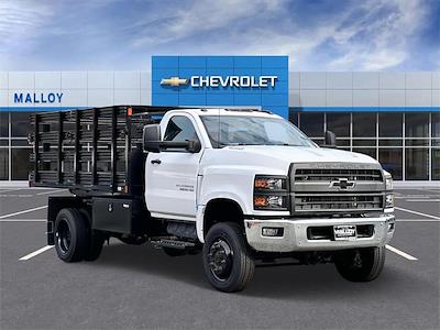 2023 Chevrolet Silverado 5500 Regular Cab DRW 4x4, SH Truck Bodies Stake Bed for sale #CV5261 - photo 1