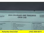 New 2024 Chevrolet Colorado Trail Boss Crew Cab 4WD, Pickup for sale #TR1269818 - photo 30