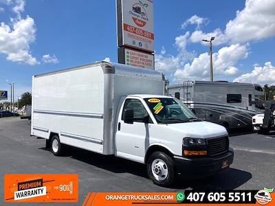 Used 2020 GMC Savana 3500 4x2, Box Van for sale #2582 - photo 1