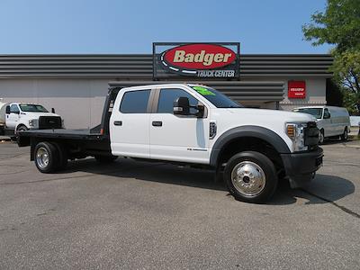 Used 2019 Ford F-550 Crew Cab 4x4, Flatbed Truck for sale #42660 - photo 1