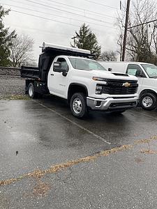 New 2024 Chevrolet Silverado 3500 Work Truck Regular Cab 4WD, 9' Crysteel E-Tipper Dump Truck for sale #FURF203294 - photo 1