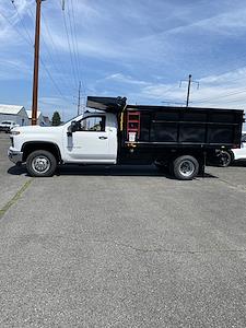 New 2024 Chevrolet Silverado 3500 Work Truck Regular Cab 4WD, Blue Ridge Manufacturing Canyon Landscape Dump for sale #FURF203944 - photo 1