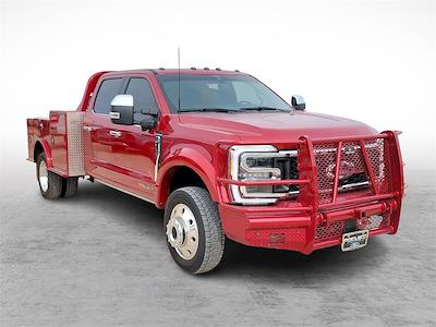 2024 Ford F-450 Crew Cab DRW 4x4, Flatbed Truck for sale #D20158A - photo 1