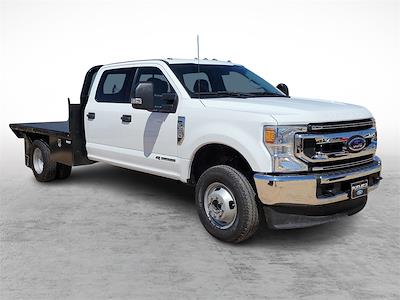 Used 2022 Ford F-350 XLT Crew Cab 4x4, Flatbed Truck for sale #NEF29677 - photo 1