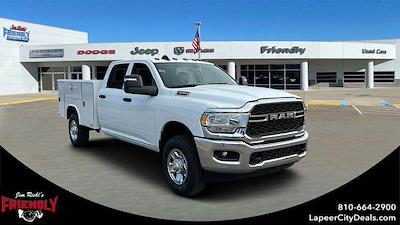 New 2024 Ram 3500 Tradesman Crew Cab 4x4, 8' 2" Reading Classic II Steel Service Truck for sale #L24HD043 - photo 1