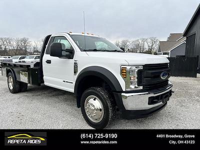 Used 2018 Ford F-550 Regular Cab 4x4, Flatbed Truck for sale #3320 - photo 1