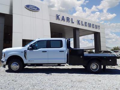 New 2024 Ford F-350 XL Crew Cab 4x4, 9' 4" CM Truck Beds SK Deluxe Flatbed Truck for sale #REE55173 - photo 1