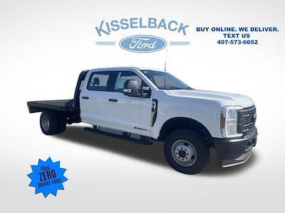 New 2024 Ford F-350 XL Crew Cab 4x4, Flatbed Truck for sale #RED83785 - photo 1