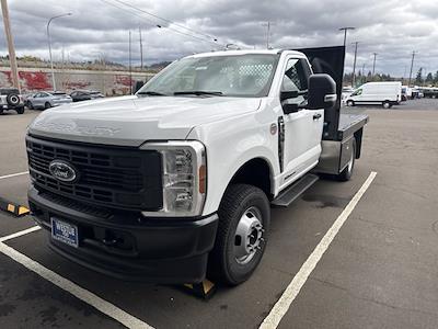 New 2024 Ford F-350 XL Regular Cab 4WD, 10' Harbor Black Boss Flatbed Truck for sale #W24218 - photo 1