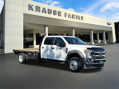 Used 2022 Ford F-450 XLT Crew Cab 4x4, Flatbed Truck for sale #KFB97742A - photo 1