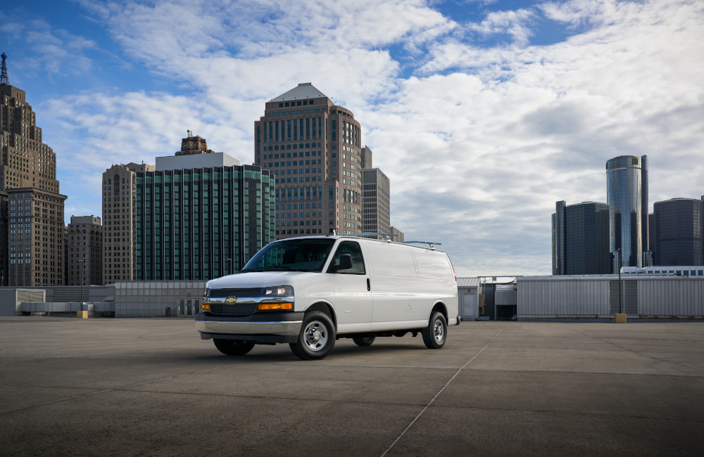 White Chevrolet 2023 Express Cargo Van