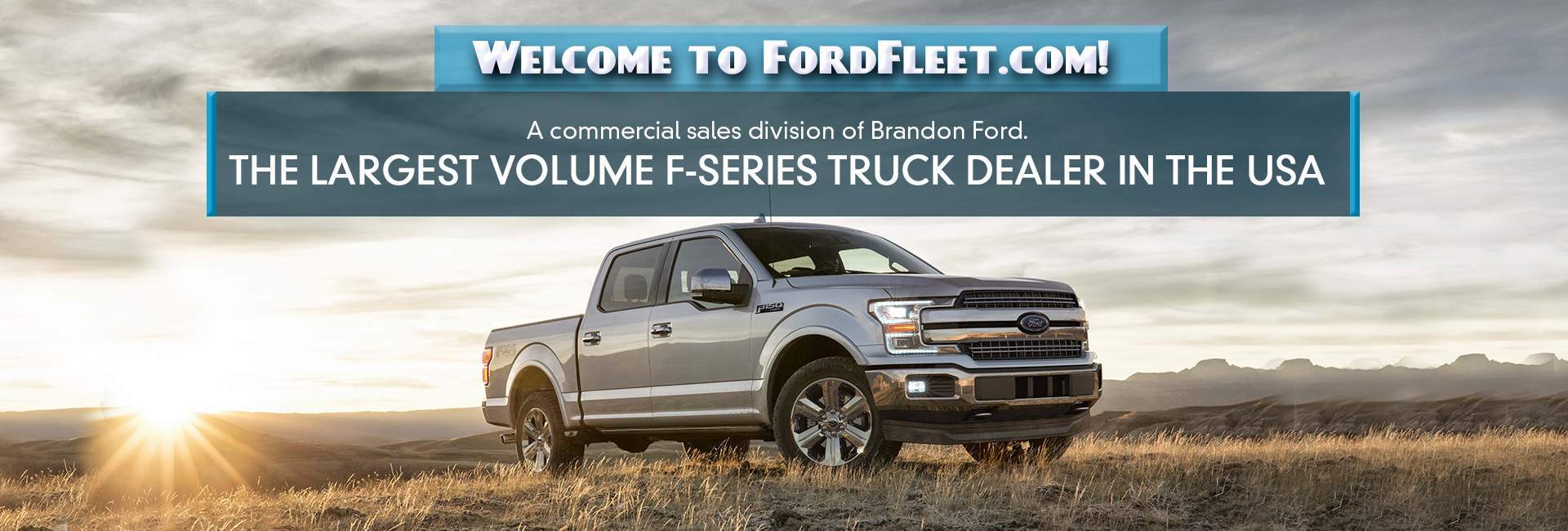 Brandon Ford is largest seller of F-Series Trucks in the USA