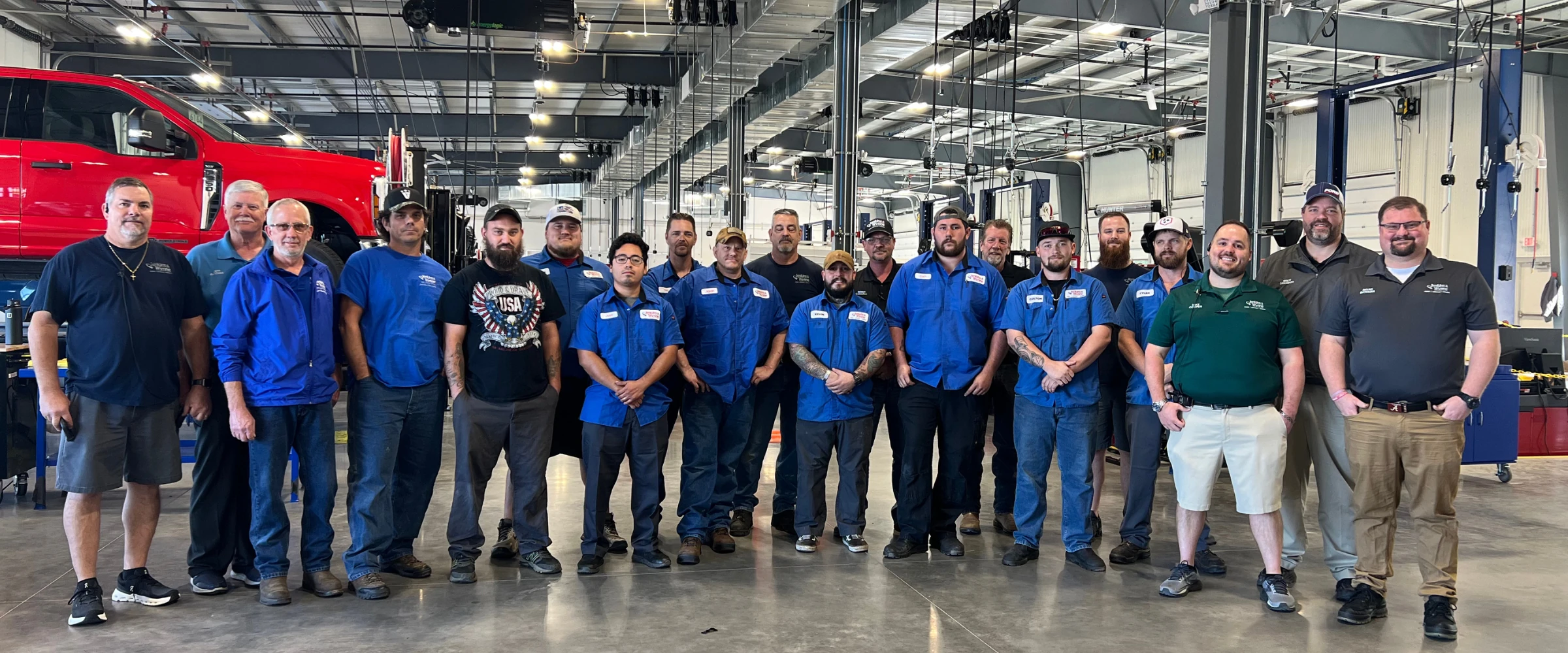 Ford Pro Elite Commercial Service Center team at Jenkins & Wynne Ford in Clarksville, TN.