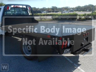 New 2024 GMC Sierra 3500 Pro Regular Cab 4x2, 8' 6" CM Truck Beds RD Model Flatbed Truck for sale #T24157 - photo 1