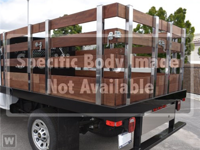 2023 Chevrolet Silverado 5500 Regular Cab DRW 4x2, Harbor Black Boss Stake Bed Flat/Stake Bed for sale #231732 - photo 1