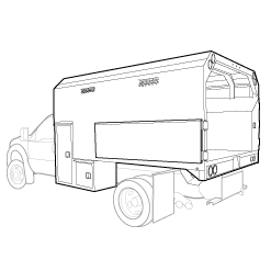 Chipper Truck wireframe image