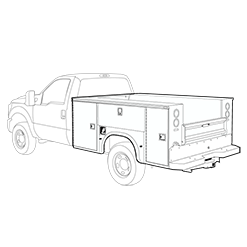 Service Truck wireframe image